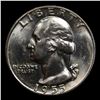 Image 2 : 1955-d Washington Quarter 25c Grades Choice+ Unc