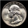 Image 2 : 1947-s Washington Quarter 25c Grades GEM++ Unc