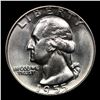 Image 2 : 1955-d Washington Quarter 25c Grades GEM+ Unc