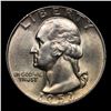 Image 2 : 1953-d Washington Quarter 25c Grades GEM Unc