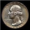 Image 2 : 1942-p Washington Quarter 25c Grades GEM+ Unc
