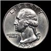 Image 2 : 1954-p Washington Quarter 25c Grades GEM++ Unc