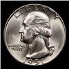 Image 2 : 1951-p Washington Quarter 25c Grades GEM++ Unc