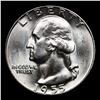 Image 2 : 1955-p Washington Quarter 25c Grades GEM++ Unc