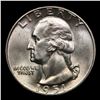 Image 2 : 1951-d Washington Quarter 25c Grades GEM++ Unc