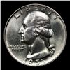 Image 2 : 1955-d Washington Quarter 25c Grades GEM+ Unc