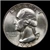 Image 2 : 1941-p Washington Quarter 25c Grades GEM++ Unc