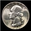 Image 2 : 1944-s Washington Quarter 25c Grades GEM+ Unc