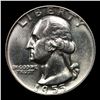 Image 2 : 1955-d Washington Quarter 25c Grades GEM+ Unc