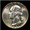 Image 2 : 1951-p Washington Quarter 25c Grades GEM+ Unc