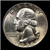 Image 2 : 1954-p Washington Quarter 25c Grades GEM+ Unc
