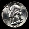 Image 2 : 1955-p Washington Quarter 25c Grades GEM++ Unc