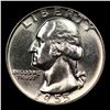 Image 2 : 1955-d Washington Quarter 25c Grades GEM+ Unc