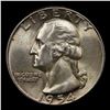 Image 2 : 1954-p Washington Quarter 25c Grades GEM+ Unc