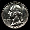 Image 2 : 1955-d Washington Quarter 25c Grades GEM+ Unc