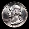 Image 2 : 1955-p Washington Quarter 25c Grades GEM+ Unc