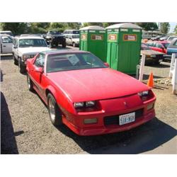  1989 CHEVROLET CAMARO-V6 - 17,837 (5-Digit)