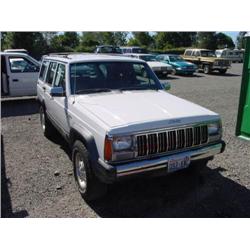  1990 JEEP CHEROKEE-6 CYL. - 169,849 Exmt