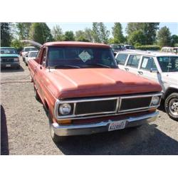  1972 FORD F100 - 39,075 (5-Digit)