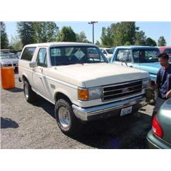  1989 FORD BRONCO - 10,881 (5-Digit)