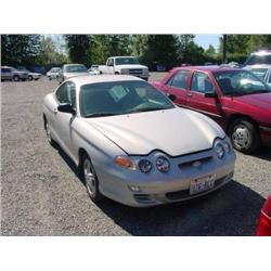  2000 HYUNDAI TIBURON-4 CYL. - 42,067 Act