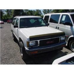  1992 GMC LIGHT DUTY JIMMY - 98,383 Exmt