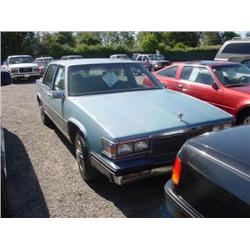  1985 CADILLAC DEVILLE - 214,604 Exmt