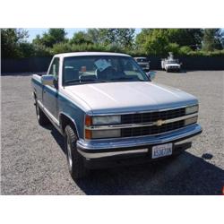  1992 CHEVROLET C1500 PICKUP - 102,261 Exmt