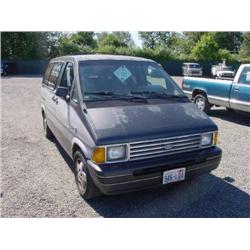  1987 FORD AEROSTAR VAN - 34,794 (5-Digit)