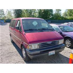  1993 FORD AEROSTAR VAN - 138,240 Exmt