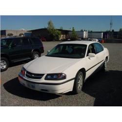  2001 CHEVROLET IMPALA-V6 - 86,320 Act