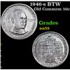 Image 1 : 1946-s BTW Old Commem Half Dollar 50c Grades Choice AU