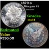 Image 1 : 1879-s Morgan Dollar $1 Grades Choice Unc