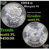 Image 1 : 1904-o Morgan Dollar $1 Grades GEM Unc PL