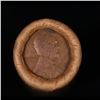 Image 2 : Mixed small cents 1c orig shotgun roll, 1917-s Wheat Cent, 1890 Indian Cent other end, Brinks Wrappe