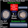 Image 1 : Buffalo Nickel Shotgun Roll in Old Bank Style 'Bell Telephone'  Wrapper 1917 & s Mint Ends