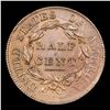 Image 3 : ***Auction Highlight*** 1810 Classic Head half cent C-1 1/2c Graded ms64 BN BY SEGS (fc)