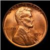 Image 2 : 1951-p Lincoln Cent 1c Grades GEM+ Unc RD