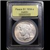 Image 4 : ***Auction Highlight*** 1934-s Peace Dollar $1 Graded Select+ Unc BY USCG (fc)