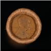 Image 2 : Mixed small cents 1c orig shotgun roll, 1919-d Wheat Cent, 1898 Indian Cent other end, Brinks Wrappe