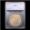 Image 4 : ***Auction Highlight*** 1927-d Peace Dollar $1 Graded ms65+ BY SEGS (fc)