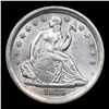 Image 2 : ***Auction Highlight*** 1838 No Drapery, Large Stars Seated Liberty Dime 10c Graded ms64 BY SEGS (fc