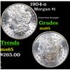 Image 1 : 1904-o Morgan Dollar $1 Grades GEM Unc