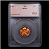 Image 4 : ***Auction Highlight*** 1962-p Lincoln Cent Near TOP POP! 1c Graded ms67+ rd BY SEGS (fc)
