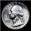Image 2 : 1948-d Washington Quarter 25c Grades GEM+ Unc