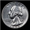 Image 2 : 1953-d Washington Quarter 25c Grades Choice+ Unc