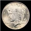 Image 2 : 1934-d Peace Dollar $1 Graded ms64 BY SEGS