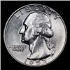 Image 2 : 1953-d Washington Quarter 25c Grades GEM Unc