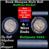 Image 1 : Buffalo Nickel Shotgun Roll in Old Bank Style 'Bell Telephone'  Wrapper 1920 & s Mint Ends