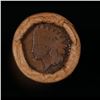 Image 2 : Mixed small cents 1c orig shotgun roll, 1919-s Wheat Cent, 1887 Indian Cent other end, Brinks Wrappe